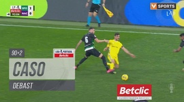 Liga Portugal Betclic: Sporting vs Nacional, Cartão Amarelo Debast, 92' (2024-2025)
