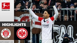 Bundesliga: FC St. Pauli 0 - 1 Frankfurt (2024-2025)