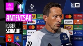 Liga Campeões: Antevisão de Roger Schmidt ao Benfica vs Real Sociedad (2023-2024)