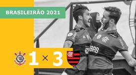 Brasileirão: Corinthians 1 - 3 Flamengo (2021)
