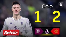 Premier League: Burnley vs Man Utd, Golo 1-2 Šeško (2025-2026)