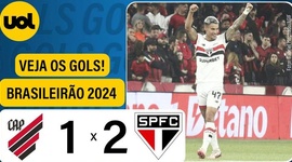 Brasileirão: Athletico-PR 1 - 2 São Paulo (2024)