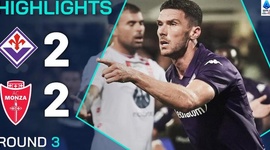 Serie A: Fiorentina 2 - 2 Monza (2024-2025)