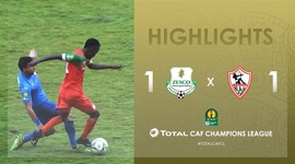 CAF Champions League: ZESCO United 1 - 1 Zamalek (2019-2020)