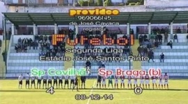 Segunda Liga: Sp. Covilhã 4 - 0 Sp. Braga (2014-2015)