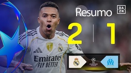 Liga Campeões: Real Madrid 2 - 1 Marseille (2025-2026)