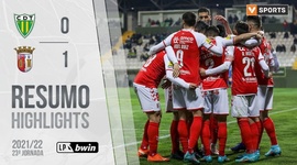 Liga Portugal Bwin: Tondela 0 - 1 Sp. Braga (2021-2022)