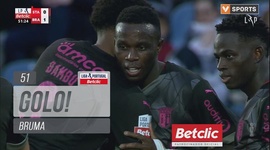 Liga Portugal Betclic: Santa Clara vs Sp. Braga, Golo 0-1 Bruma (2024-2025)