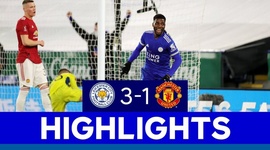 FA Cup: Leicester 3 - 1 Man Utd (2020-2021)