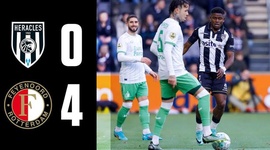 Eredivisie League: Heracles 0 - 4 Feyenoord (2023-2024)