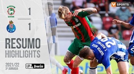 Liga Portugal Bwin: Marítimo 1 - 1 FC Porto (2021-2022)