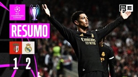 Liga Campeões: Sp. Braga 1 - 2 Real Madrid (2023-2024)