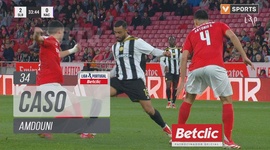 Liga Portugal Betclic: Benfica vs Nacional, Caso Amdouni, 34' (2024-2025)