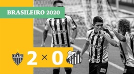 Brasileirão: Atlético-MG 2 - 0 Santos (2020)