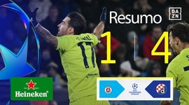 Liga Campeões: Slovan Bratislava 1 - 4 Dinamo Zagreb (2024-2025)