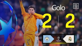 Liga Campeões: Man City vs Real Madrid, Golo 2-2 Brahim (2024-2025)