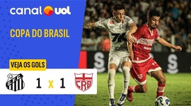 Copa do Brasil: Santos 1 - 1 CRB (2025)