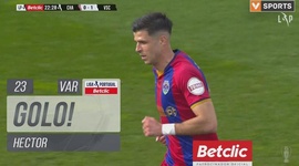 Liga Portugal Betclic: Desp. Chaves vs V. Guimarães, Golo 1-1 Hector (2023-2024)