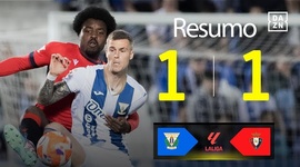 La Liga: Leganés 1 - 1 Osasuna (2024-2025)