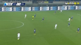 Serie A: Verona vs Bologna, Golo 1-2 J. Odgaard (2025-2026)