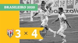 Brasileirão: Atlético-GO 3 - 4 Atlético-MG (2020)