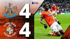Premier League: Newcastle 4 - 4 Luton Town (2023-2024)