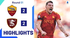 Serie A: Roma 2 - 2 Salernitana (2023-2024)