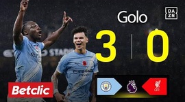 Premier League: Man City vs Liverpool, Golo 3-0 Doku (2025-2026)