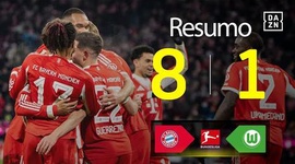 Bundesliga: Bayern München 8 - 1 VfL Wolfsburg (2025-2026)