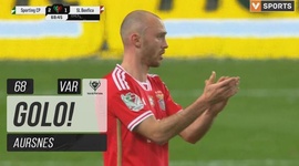 Taça de Portugal Placard: Sporting vs Benfica, Golo 2-1 Aursnes (2023-2024)