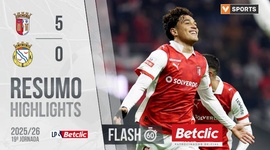 Liga Portugal Betclic: Sp. Braga 5 - 0 Alverca (2025-2026)