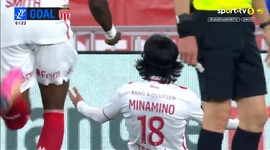 Ligue 1: Monaco vs Lyon, Golo 1-9 T. Minamino (2024-2025)