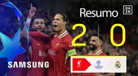 Liga Campeões: Liverpool 2 - 0 Real Madrid (2024-2025)