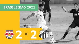 Brasileirão: RB Bragantino 2 - 2 Santos (2021)