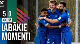 Virsliga: FK Riga 5 - 0 FK Tukums 2000 (2024)