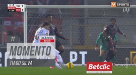 Liga Portugal Betclic: V. Guimarães vs Sp. Braga, Jogada Tiago Silva, 11' (2024-2025)