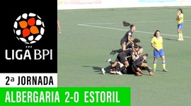 Liga de Futebol Feminino BPI: Clube Albergaria 2 - 0 Estoril (2019-2020)