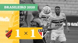 Brasileirão: Athletico-PR 1 - 1 São Paulo (2020)