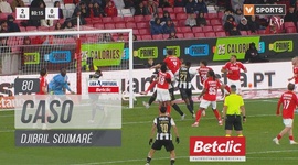 Liga Portugal Betclic: Benfica vs Nacional, Caso Djibril Soumaré, 80' (2024-2025)