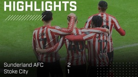 Championship: Sunderland 2 - 1 Stoke City (2024-2025)