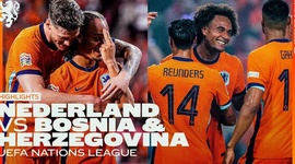 Liga das Nações: Países Baixos 5 - 2 Bósnia (2024-2025)