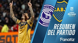 Liga Profesional: Independiente Rivadavia 0 - 3 Boca Juniors (2025)