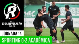 Liga Revelação: Sporting 0 - 2 Académica (2019-2020)