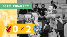 Brasileirão: Athletico-PR 0 - 2 Bahia (2021)