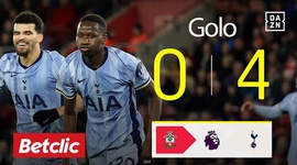 Premier League: Southampton vs Tottenham, Golo 0-4 Sarr (2024-2025)