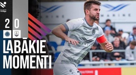 Virsliga: Riga FC 2 - 0 BFC Daugavpils (2024)