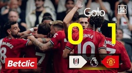 Premier League: Fulham vs Man Utd, Golo 0-1 Leny Yoro (2025-2026)