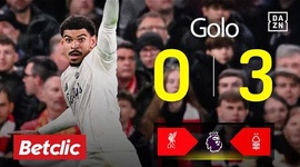 Premier League: Liverpool vs Nottingham Forest, Golo 0-3 Gibbs-White (2025-2026)