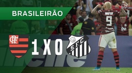 Brasileirão: Flamengo 1 - 0 Santos (2019)