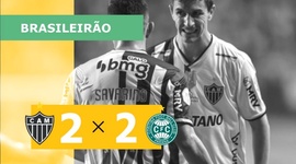 Brasileirão: Atlético-MG 2 - 2 Coritiba (2022)